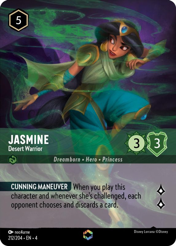 Jasmine - Desert Warrior (Enchanted) - 212/204 - Enchanted