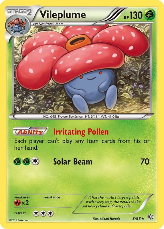 Vileplume - 3/98 - Rare