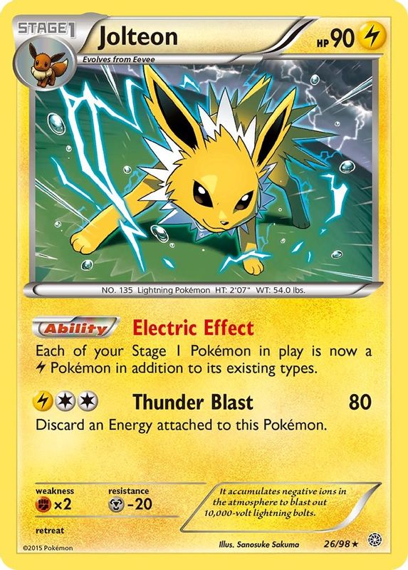 Jolteon - 26/98 - Holo Rare