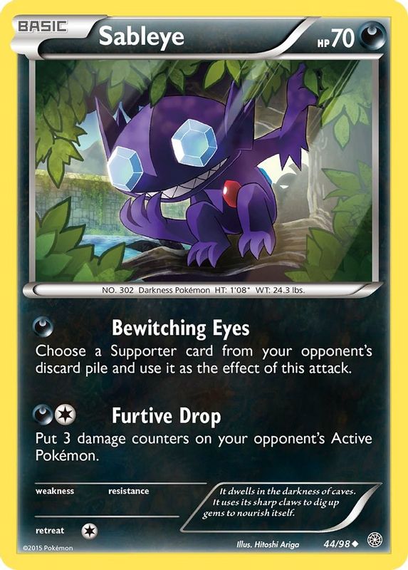 Sableye - 44/98 - Uncommon