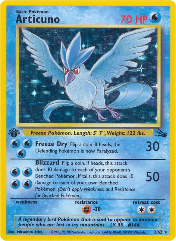 Articuno (2) - 02/62 - Holo Rare