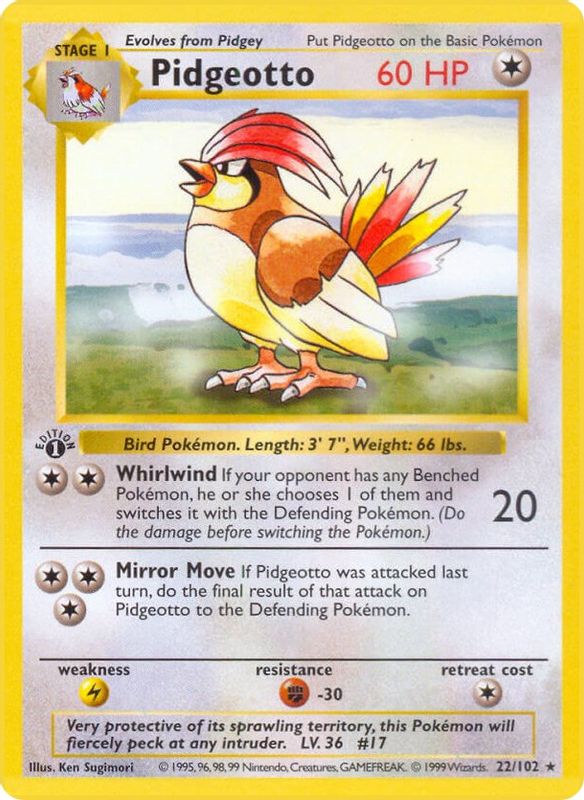 Pidgeotto - 022/102 - Rare