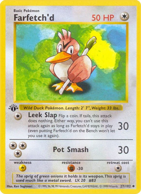 Farfetch'd - 027/102 - Uncommon