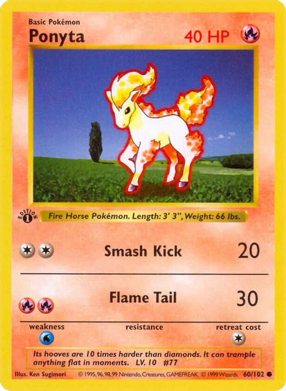 Ponyta - 060/102 - Common