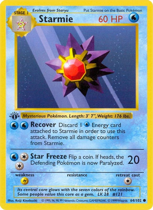 Starmie - 064/102 - Common