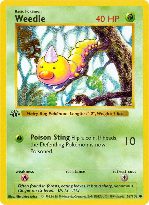 Weedle - 069/102 - Common