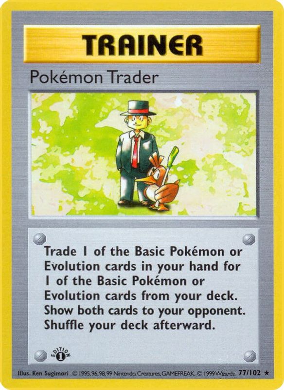 Pokemon Trader - 077/102 - Rare