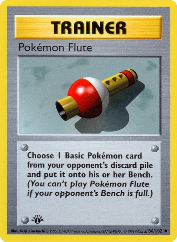 Pokemon Flute - 086/102 - Uncommon
