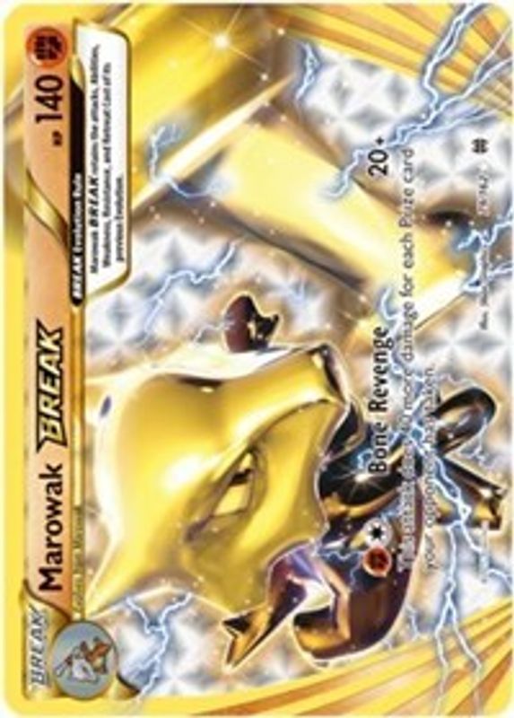 Marowak BREAK - 79/162 - Rare BREAK