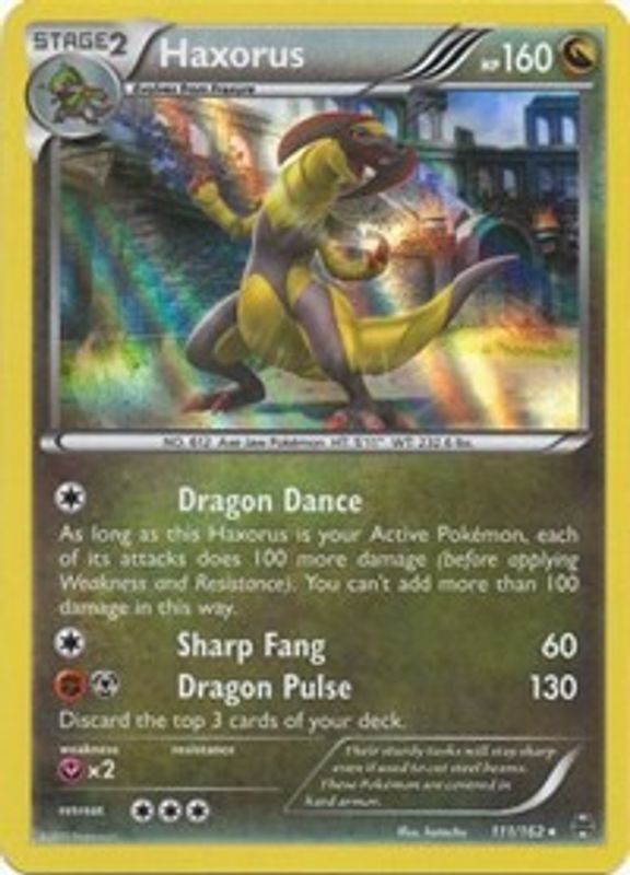 Haxorus - 111/162 - Holo Rare