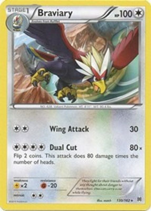Braviary - 130/162 - Rare