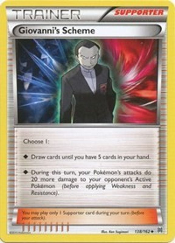 Giovanni's Scheme - 138/162 - Uncommon