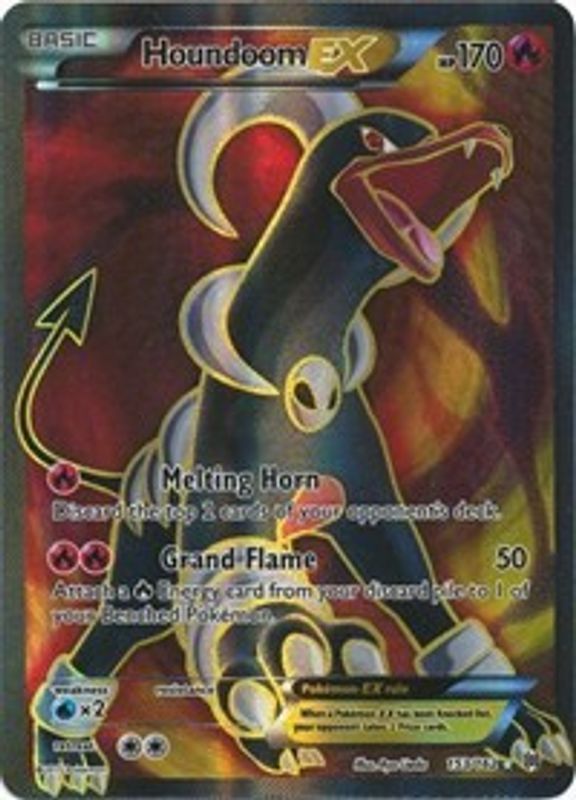 Houndoom EX (Full Art) - 153/162 - Ultra Rare