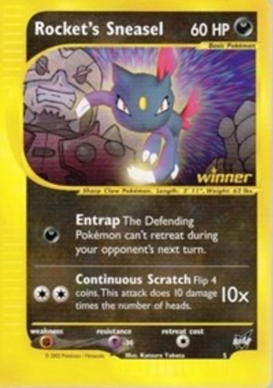 Rocket's Sneasel - 5 [Winner] - 005/009 - Promo