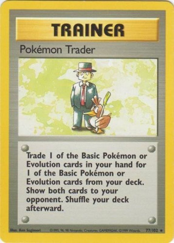 Pokemon Trader - 077/102 - Rare