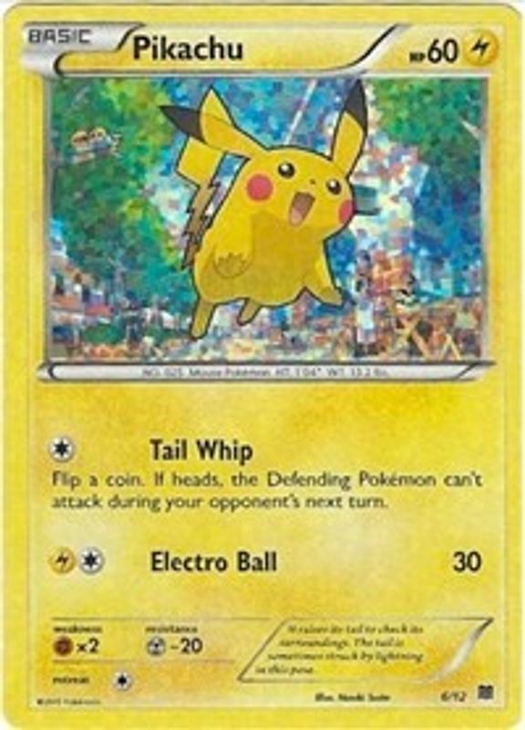 Pikachu - 6/12 - 006/012 - Promo