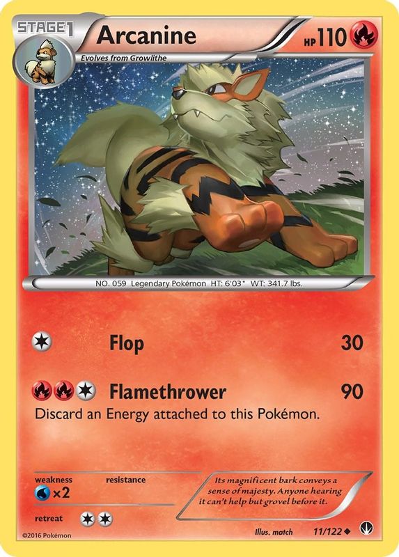 Arcanine - 11/122 - Uncommon