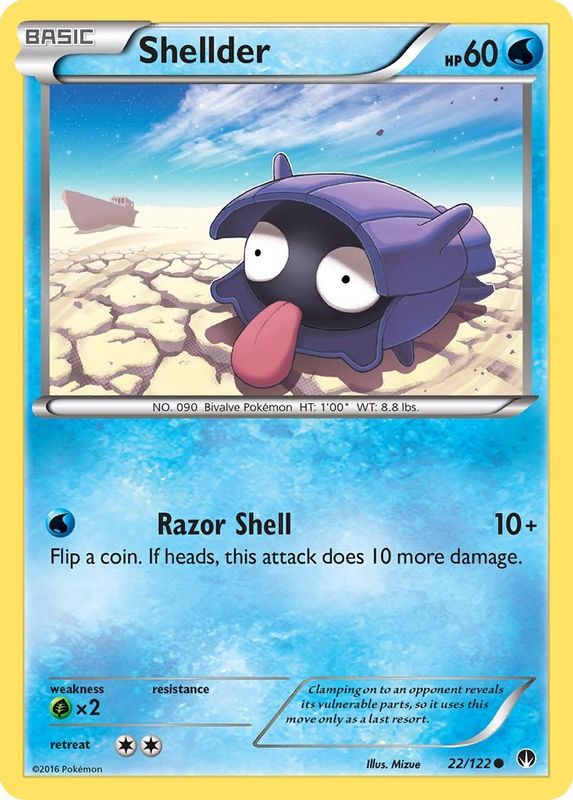 Shellder (22) - 22/122 - Common