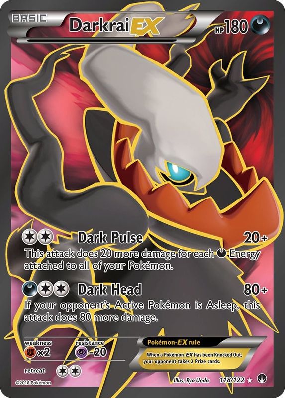 Darkrai EX (Full Art) - 118/122 - Ultra Rare