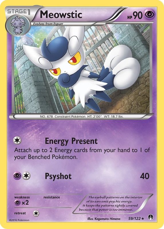 Meowstic - 59/122 - Rare