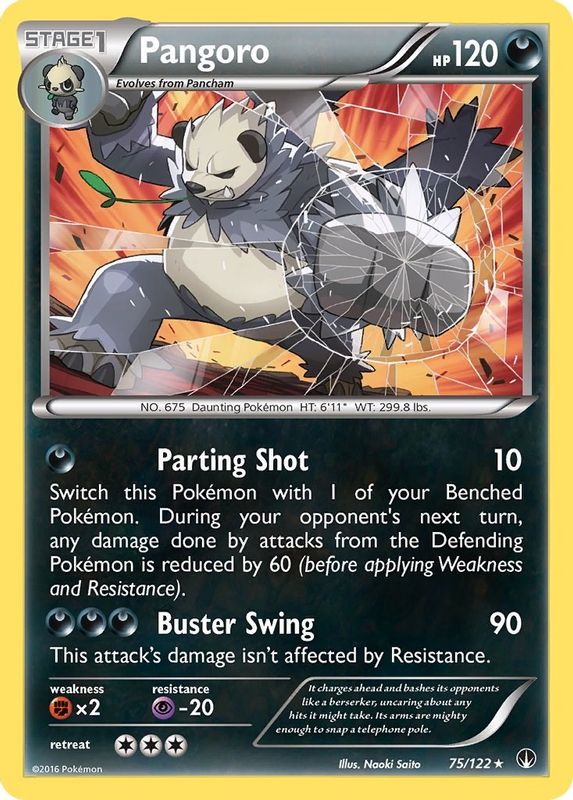 Pangoro - 75/122 - Rare
