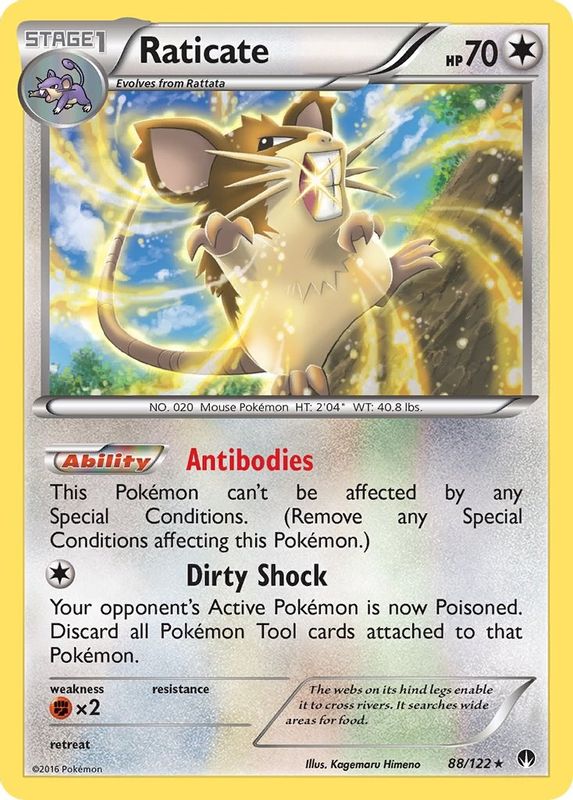 Raticate - 88/122 - Rare