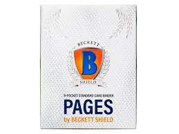 Beckett Standard 9 Pocket Pages Box (100)