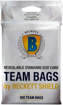 Beckett Shield Team Bags 100ct
