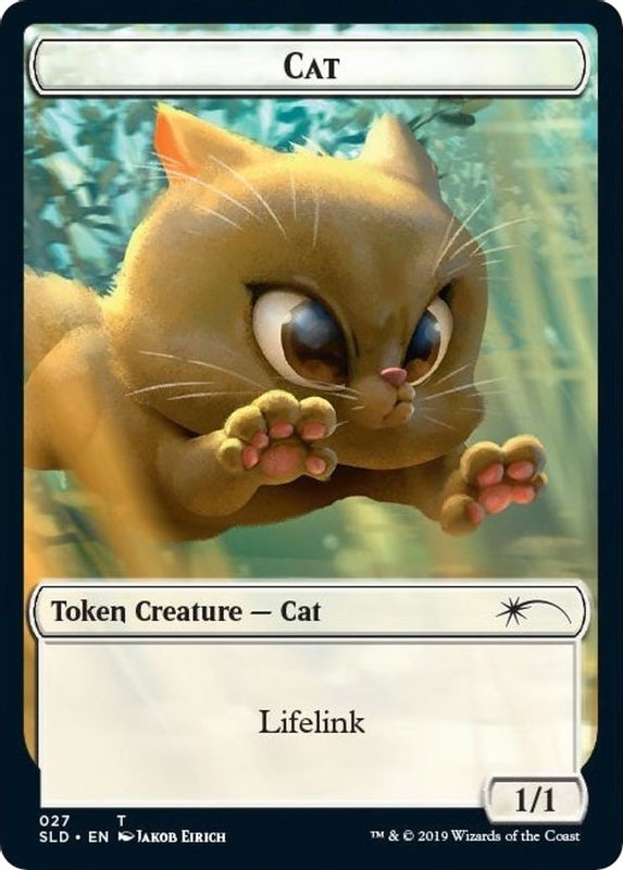 Cat (027) // Cat (028) Double-sided Token - 27 - Token
