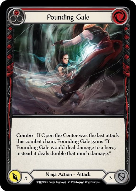 Pounding Gale - WTR085 - Super Rare