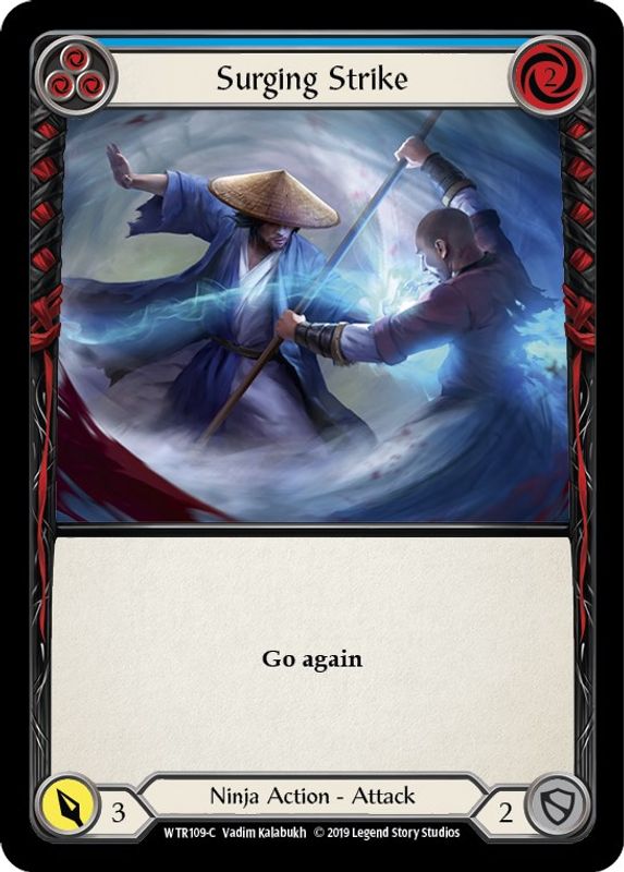 Surging Strike (Blue) - WTR109 - Common