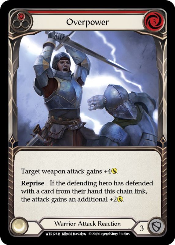 Overpower (Red) - WTR123 - Rare