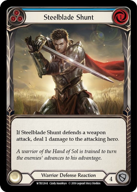 Steelblade Shunt (Blue) - WTR128 - Rare