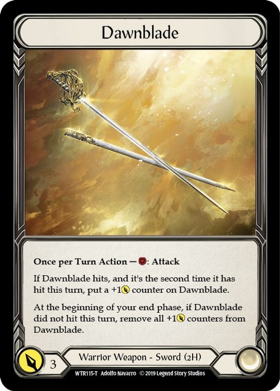 Dawnblade // Romping Club - WTR115 // WTR003 - Token