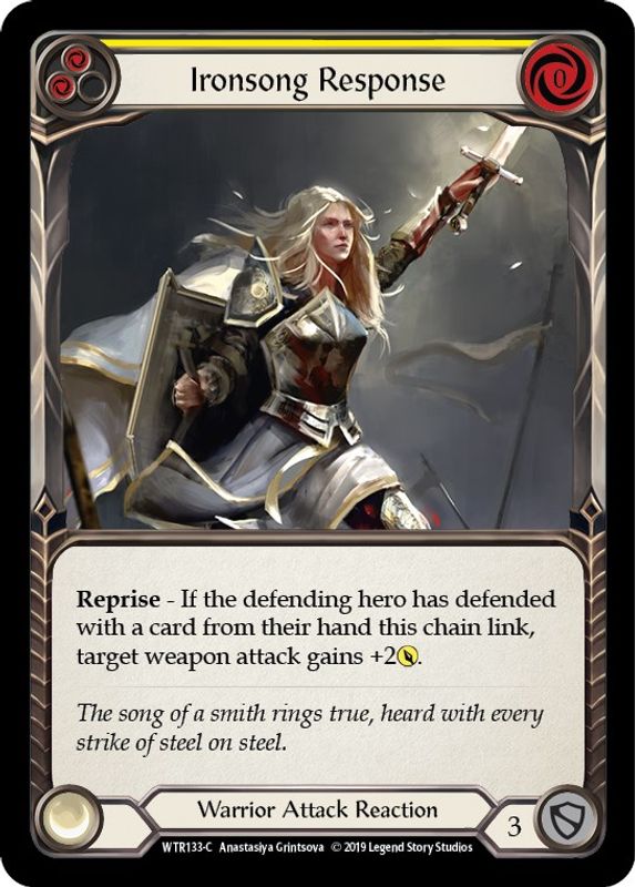 Ironsong Response (Yellow) - WTR133 - Common