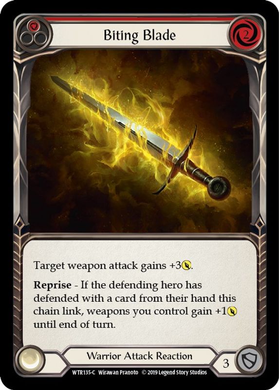 Biting Blade (Red) - WTR135 - Common