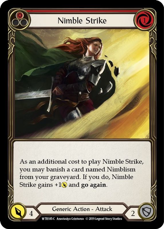 Nimble Strike (Red) - WTR185 - Common