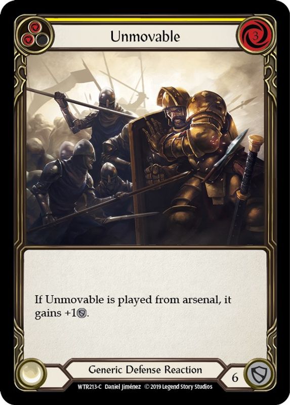 Unmovable (Yellow) - WTR213 - Common