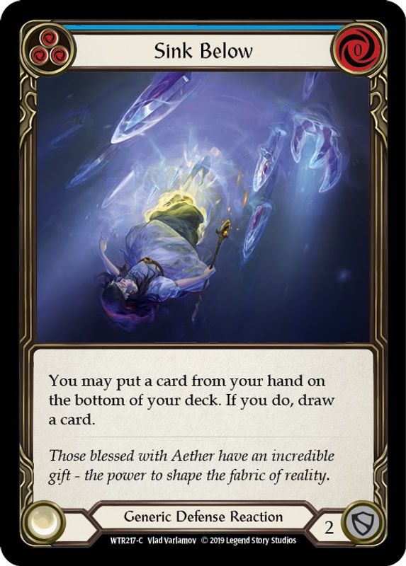 Sink Below (Blue) - WTR217 - Common