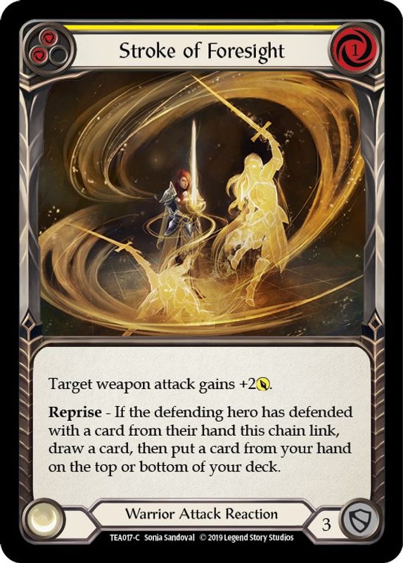 Stroke of Foresight (Yellow) - TEA017 - Common