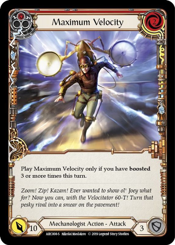 Maximum Velocity - ARC008 - Super Rare
