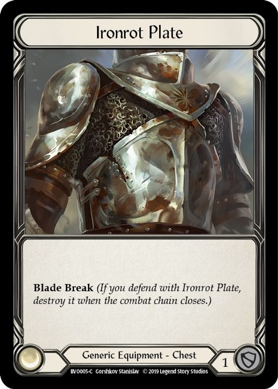 Ironrot Plate - BVO005 - Common