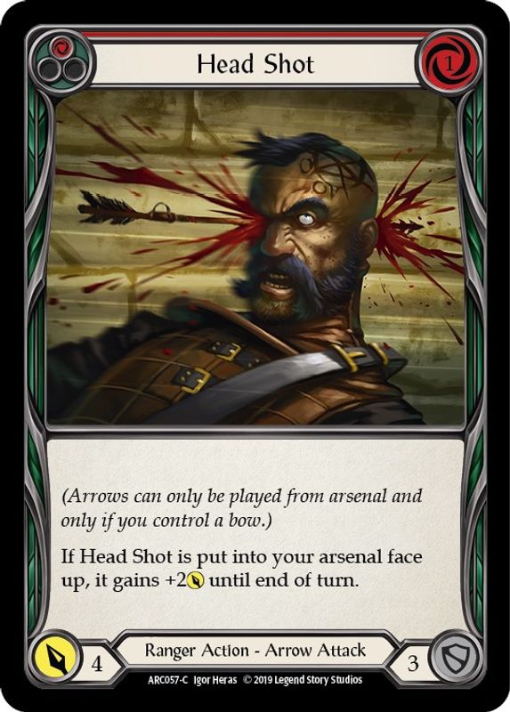 Head Shot (Red) - ARC057 - Common