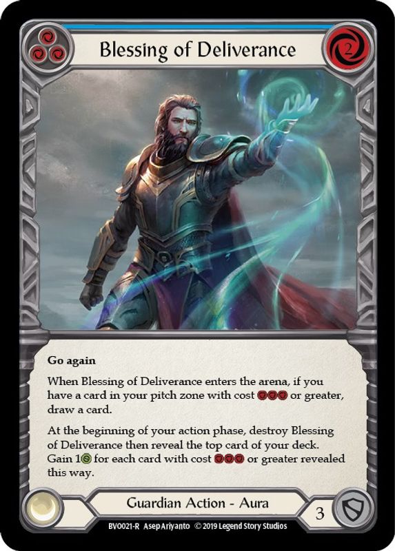 Blessing of Deliverance (Blue) - BVO021 - Rare