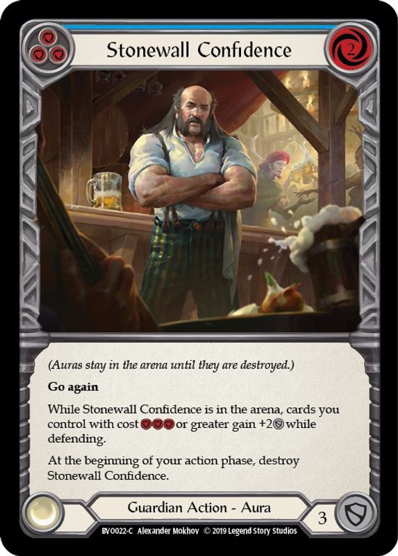 Stonewall Confidence (Blue) - BVO022 - Common