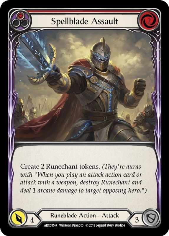 Spellblade Assault (Red) - ARC085 - Rare