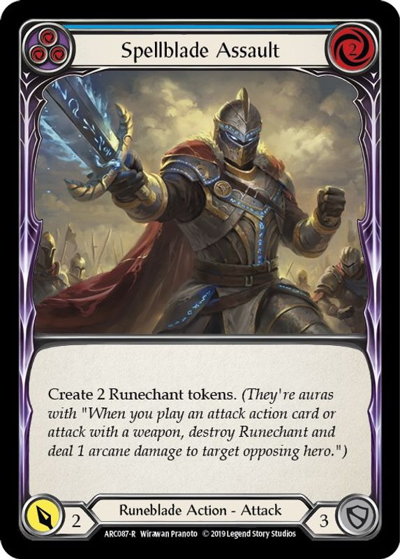 Spellblade Assault (Blue) - ARC087 - Rare