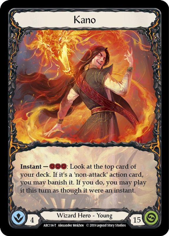 Kano // Viserai, Rune Blood - ARC114 // ARC075 - Token