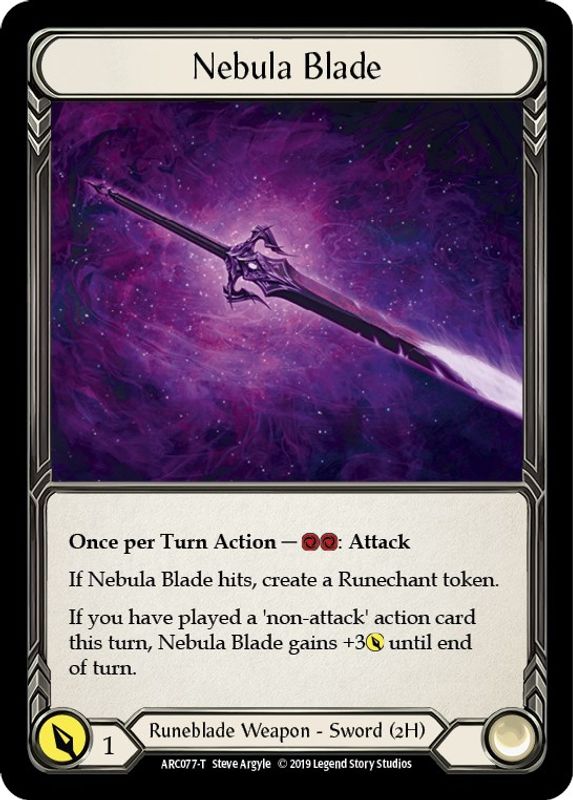 Nebula Blade // Runechant - ARC077 // ARC112 - Token