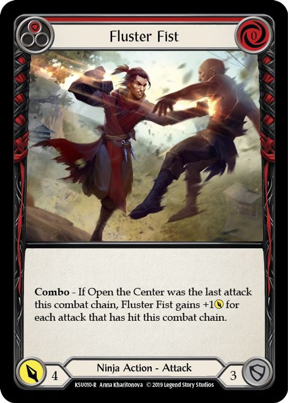 Fluster Fist (Red) - KSU010 - Rare
